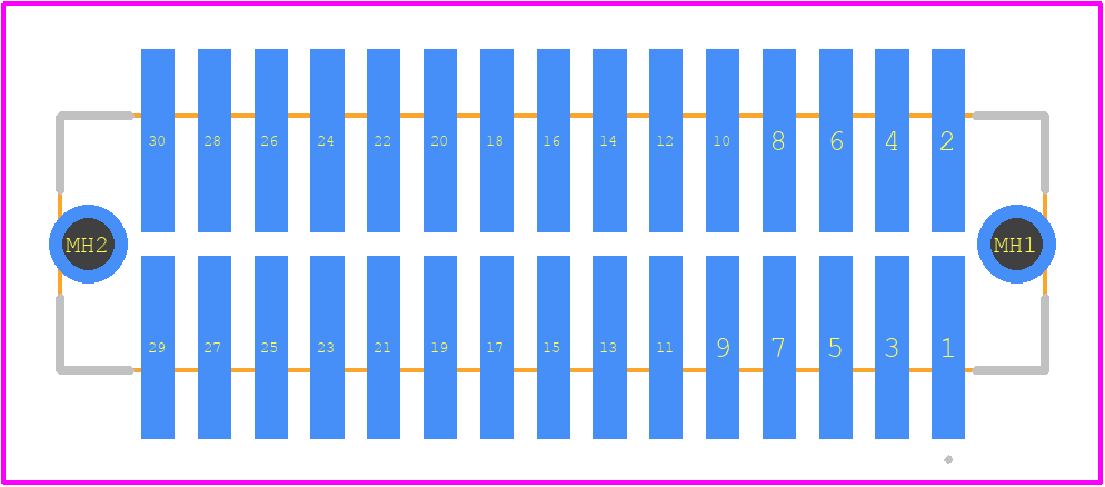 104656-3 - TE Connectivity PCB footprint - Other - Other - 104656-3-2