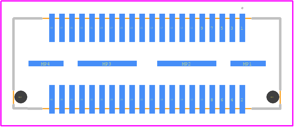 2-1658462-1 - TE Connectivity PCB footprint - Other - Other - 2-1658462-1-2