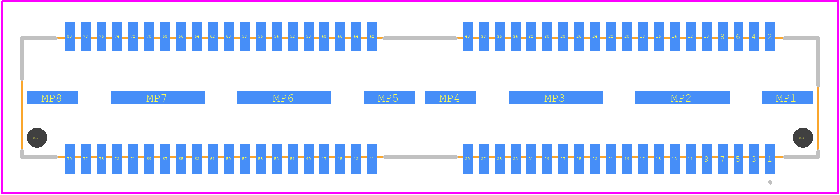 1658014-2 - TE Connectivity PCB footprint - Other - Other - 1658014-2-4