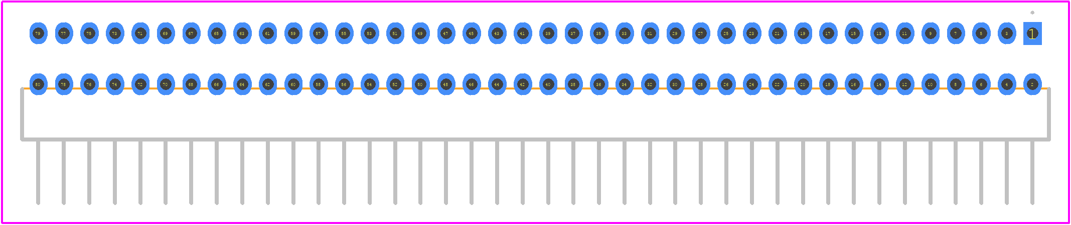 6-104118-6 - TE Connectivity PCB footprint - Other - Other - 6-104118-6-1