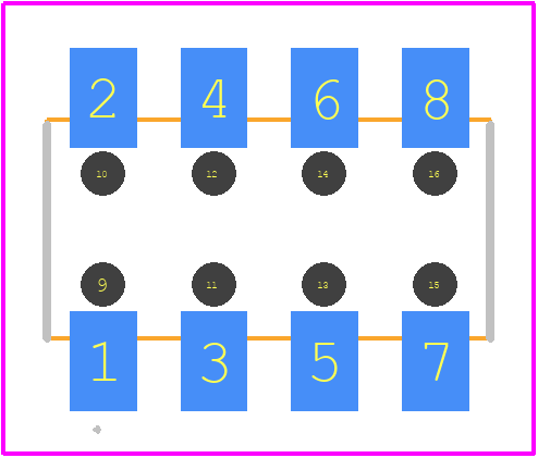 5-147105-4 - TE Connectivity PCB footprint - Other - Other - 5-147105-4-2