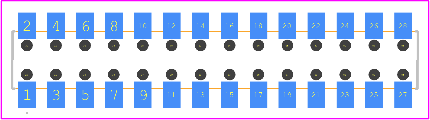 6-147105-4 - TE Connectivity PCB footprint - Other - Other - 6-147105-4-2