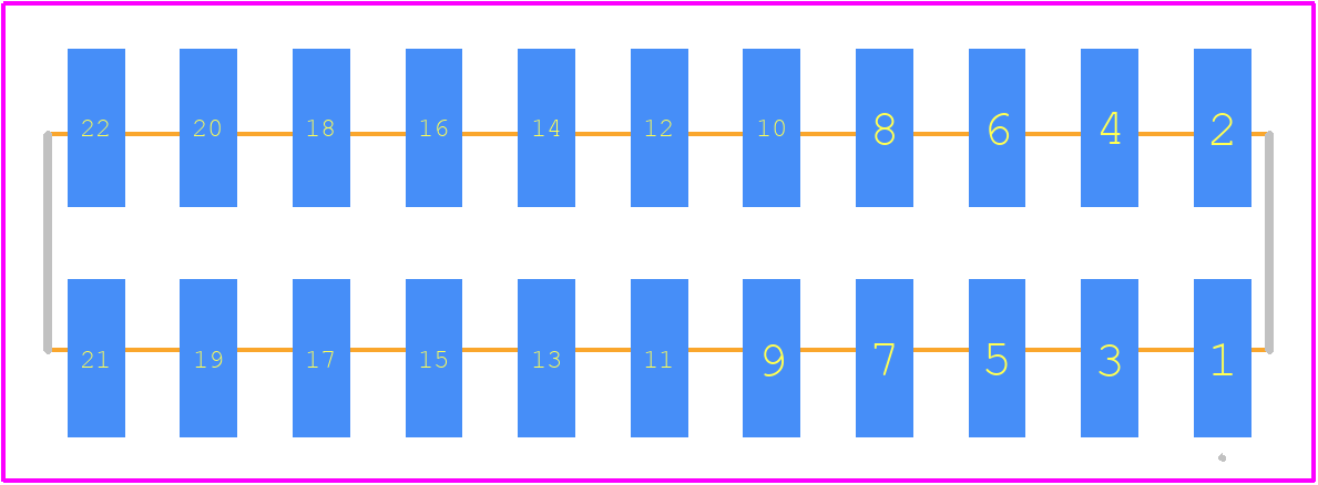 6-146130-0 - TE Connectivity PCB footprint - Other - Other - 6-146130-0-2