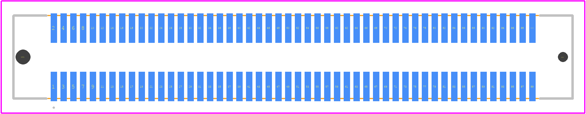5084616-4 - TE Connectivity PCB footprint - Other - Other - 5084616-4-1