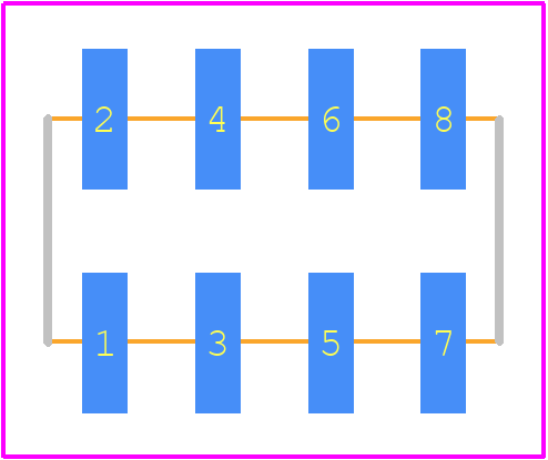 M20-8760442 - Harwin PCB footprint - Other - Other - M20-8760442-1