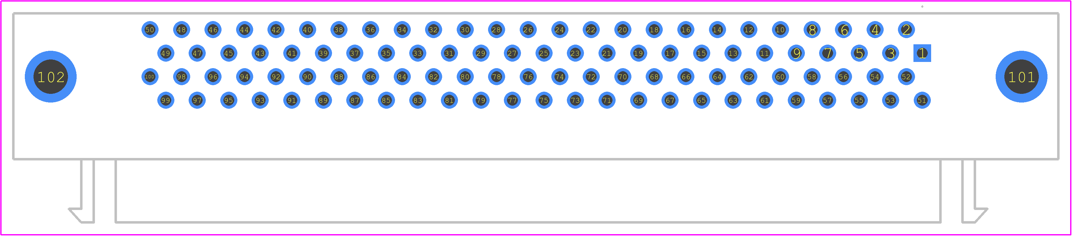 787082-9 - TE Connectivity PCB footprint - Other - Other - 787082-9-2