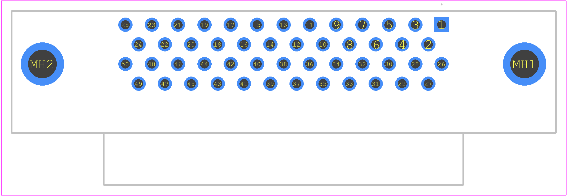 787362-5 - TE Connectivity PCB footprint - Other - Other - 787362-5-1