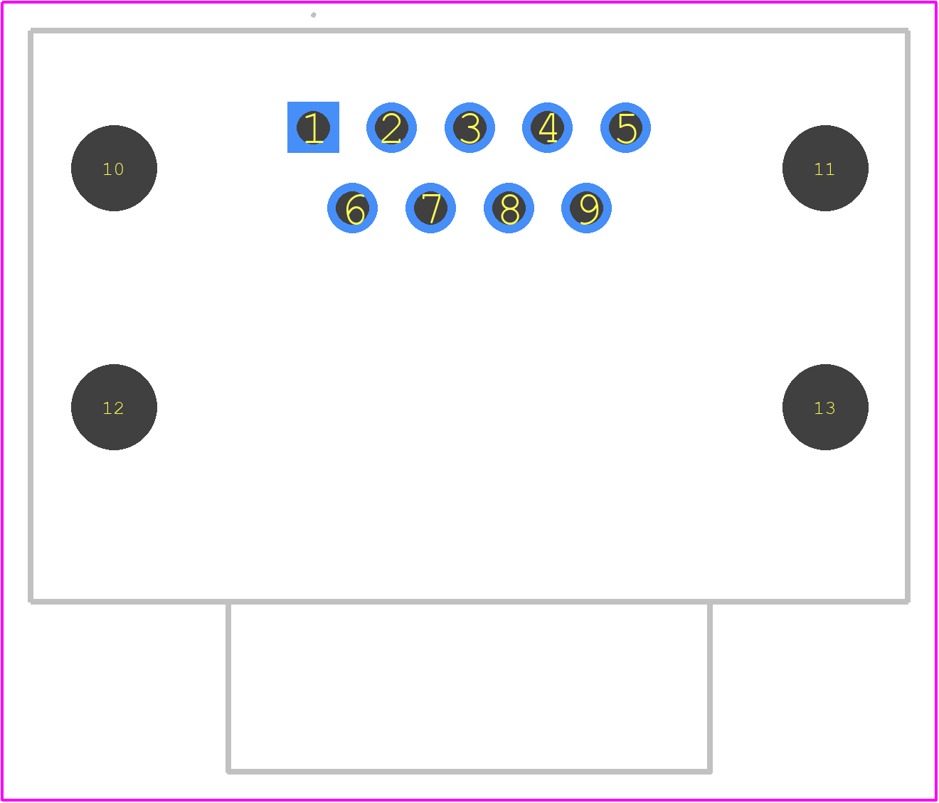 5745351-2 - TE Connectivity PCB footprint - Other - Other - 5745351-2-3