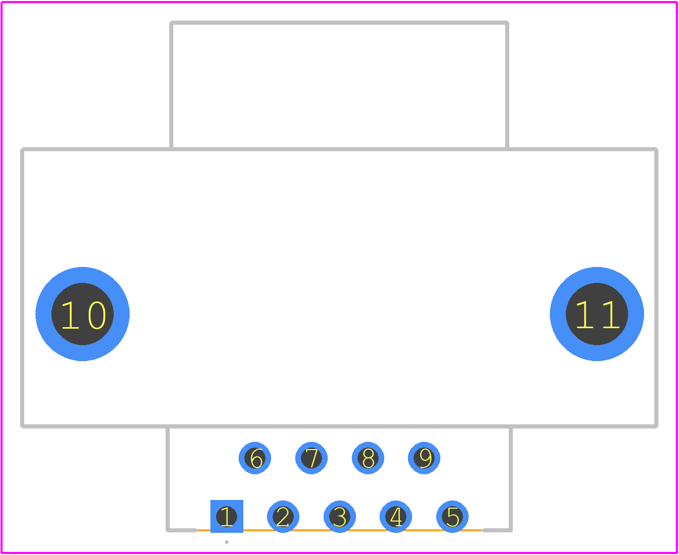 5747459-3 - TE Connectivity PCB footprint - Other - Other - 5747459-3-2