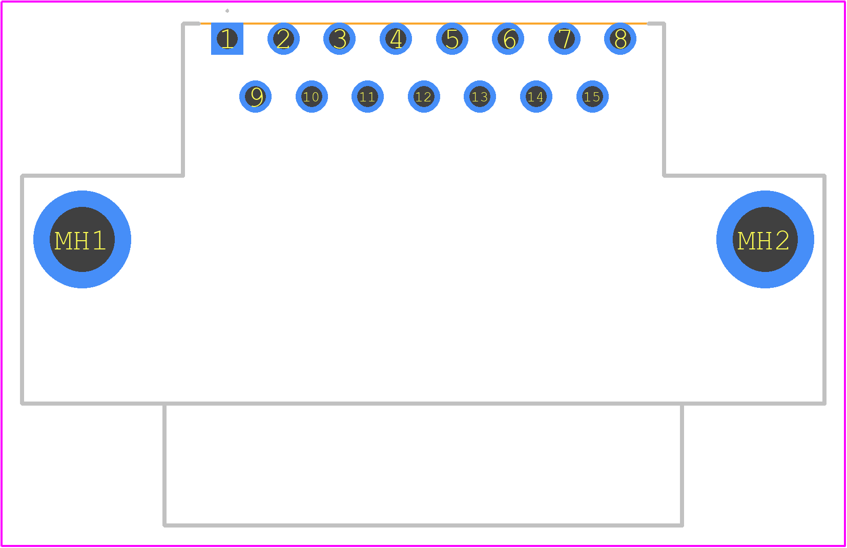 5747833-6 - TE Connectivity PCB footprint - Other - Other - 5747833-6-1