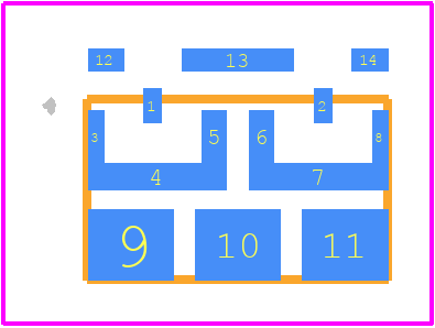 CER0638A - CTS PCB footprint - Other - Other - CER0638A-1