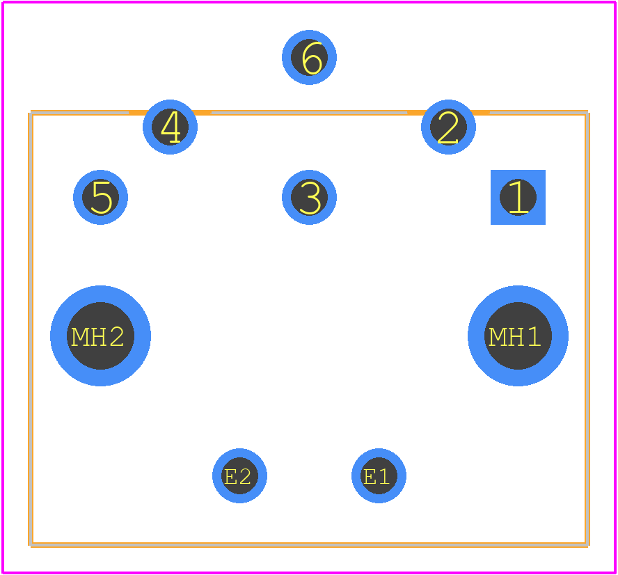 SDS-60J - Same Sky PCB footprint - Other - Other - SDS-60J-3