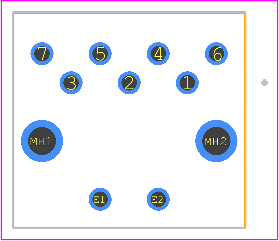 SDS-70J - Same Sky PCB footprint - Other - Other - SDS-70J-1