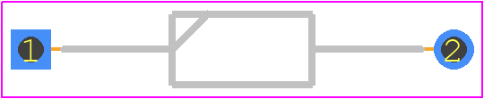 1S953 - NEC PCB footprint - Diodes, Axial Diameter Horizontal Mounting - Diodes, Axial Diameter Horizontal Mounting - DO-35
