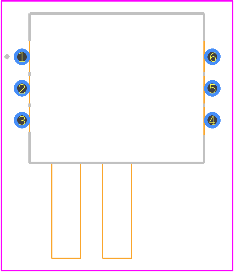 SDX05D4 - Honeywell PCB footprint - Other - Other - SDX05D4-3
