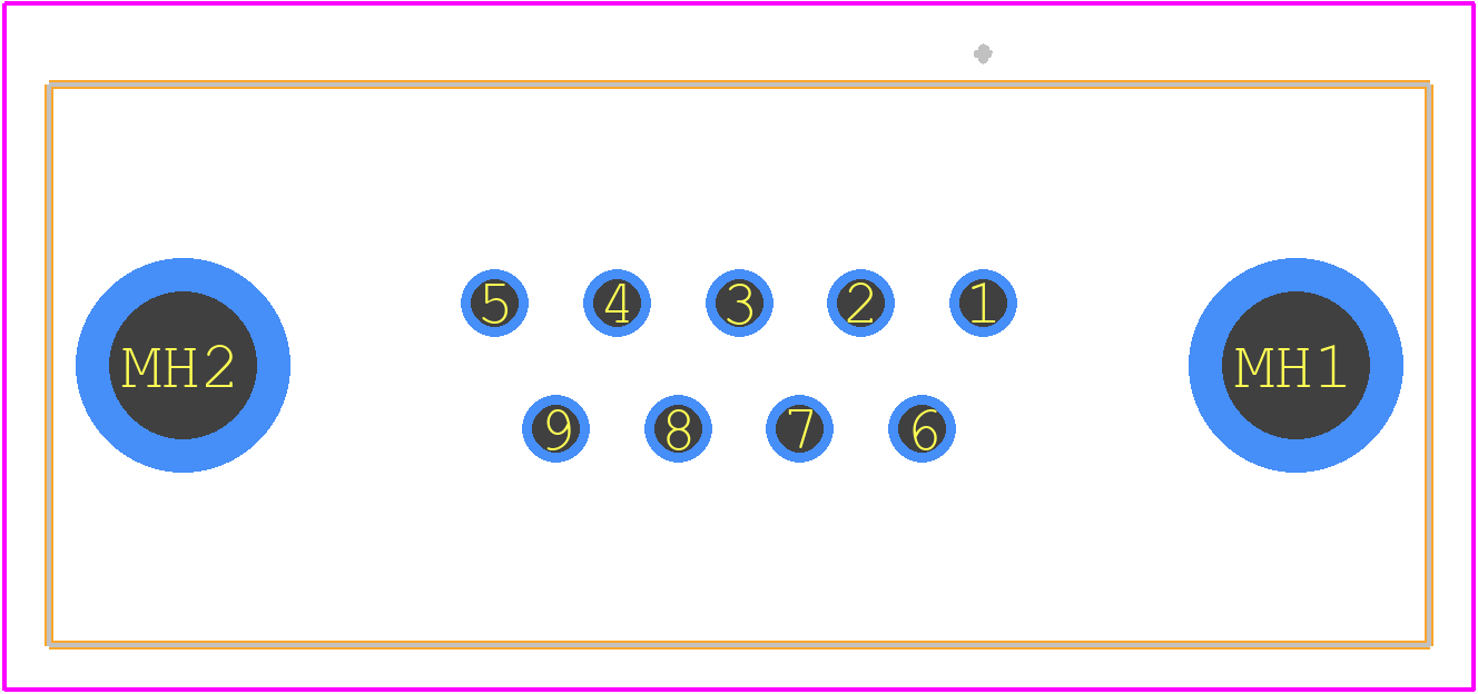 214588 - TE Connectivity PCB footprint - Other - Other - 214588-2