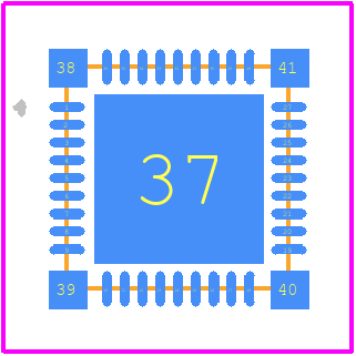 PIC24FJ128GL303-I/M5 - Microchip PCB footprint - Other - Other - PIC24FJ128GL303-I/M5-3