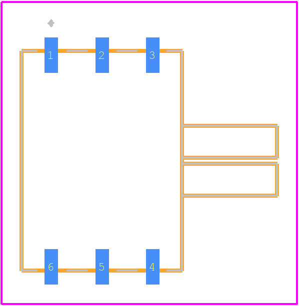 ABPMRRN100MDAA5 - Honeywell PCB footprint - Other - Other - ABPMRRN100MDAA5-2