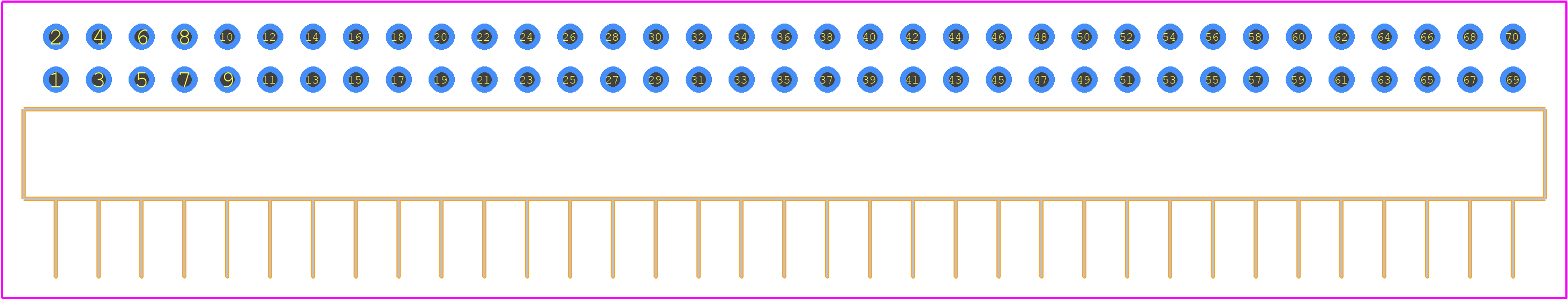 832-10-070-20-001000 - Mill-Max PCB footprint - Other - Other - 832-10-070-20-001000-2