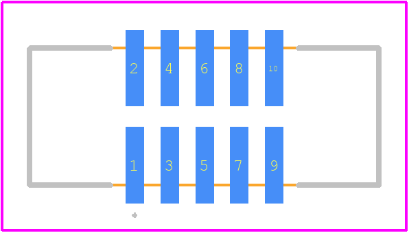 3220-10-0300-00 - CNC Tech PCB footprint - Other - Other - 3220-10-0300-00-1