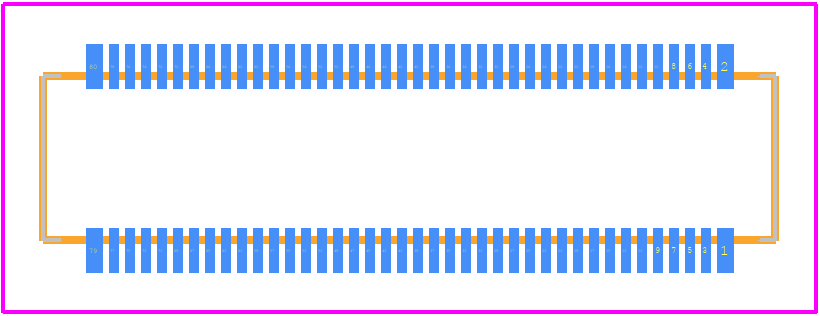 AXK780347G - Panasonic PCB footprint - Other - Other - AXK780347G-1
