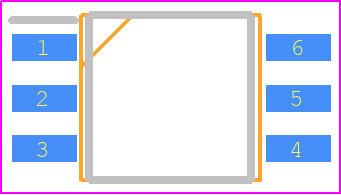 FODM611 - onsemi PCB footprint - Small Outline Packages - Small Outline Packages - MFP5