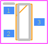 BAT54S_R1_00001 - PANJIT PCB footprint - SOT23 (3-Pin) - SOT23 (3-Pin) - PJA3440-+-