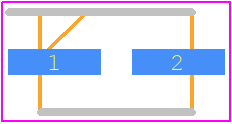 PMEG60T20ELPX - Nexperia PCB footprint - Small Outline Diode Flat Lead - Small Outline Diode Flat Lead - (SOD128)