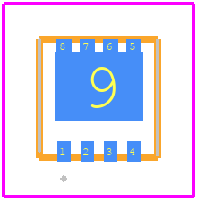 AONR34332C - AO semi PCB footprint - Other - Other - DFN 3.3x3.3 EP_1