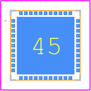 QPB9329 - Qorvo PCB footprint - Other - Other - 44 Pin 7 mm x 7 mm leadless SMT_2026-1.2