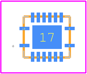 AM26LV32EIRGYR - Texas Instruments PCB footprint - Other - Other - AM26LV32EIRGYRG4-2