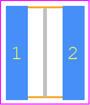 CRCW12180000Z0EKHP - Vishay PCB footprint - Resistor Chip - Resistor Chip - 1218+