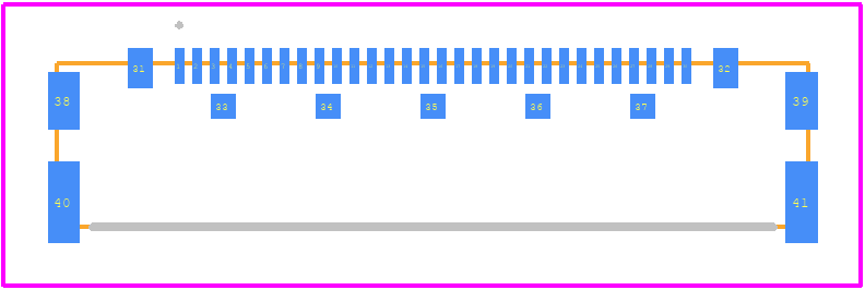20525-030E-02 - I-Pex PCB footprint - Other - Other - 20525-030E-02-3