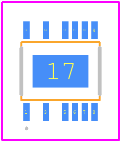 LTC3630EMSE#TRPBF - Analog Devices PCB footprint - Other - Other - 16-Lead Plastic MSOP with 4 Pins Removed