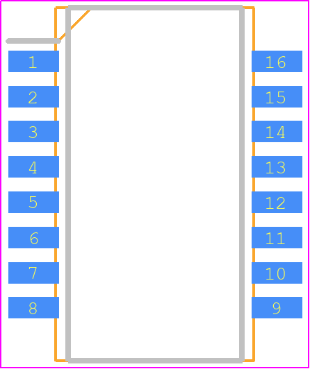 LP41604ANL - LINK-PP PCB footprint - Small Outline Packages - Small Outline Packages - LP41604ANL