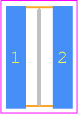 LTR50UZPJ3R3 - ROHM Semiconductor PCB footprint - Resistor Chip - Resistor Chip - LTR50UZPJ3R3