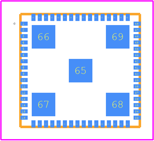 MAX22000ALB+T - Analog Devices PCB footprint - Other - Other - L649A9M+1_3