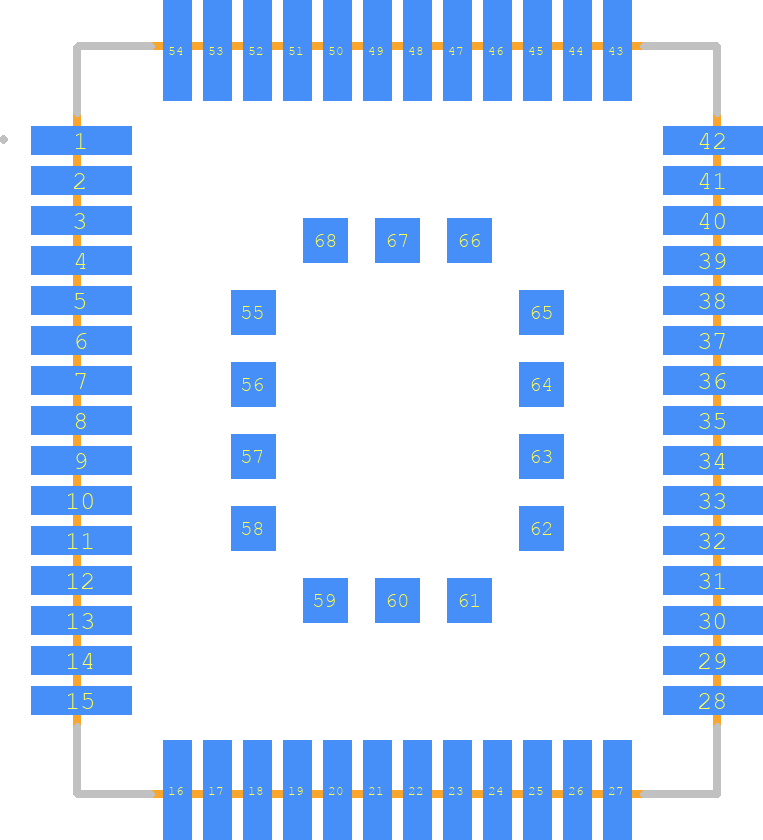 Quectel MC60 - Quectel PCB footprint - Other - Other - MC60E