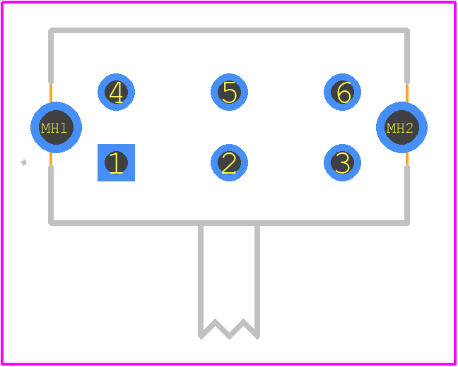 EG2210A - E-Switch PCB footprint - Other - Other - EG2210A-2
