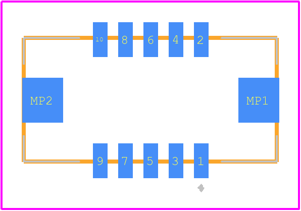 A1252WV-S-2X5P - CJT PCB footprint - Other - Other - A1252WV-S-2X5P-2