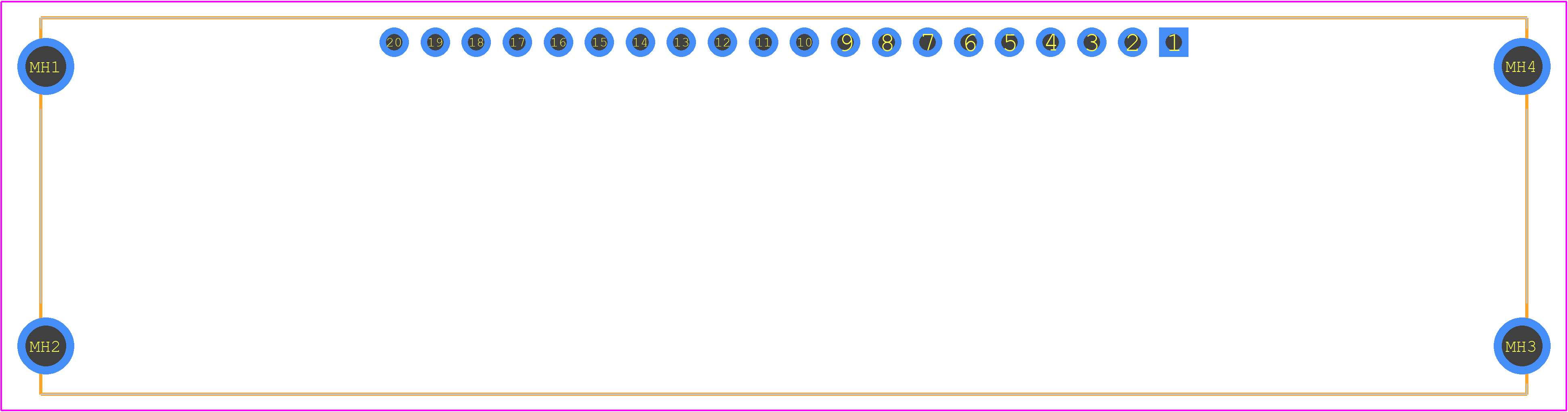 NHD-0220CW-AY3 - Newhaven Display PCB footprint - Other - Other - NHD-0220CW-AY3-1
