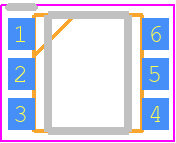 ALC-F270-Z - A'SYCK PCB footprint - SO Transistor Flat Lead - SO Transistor Flat Lead - 2.7x2.9(mm)