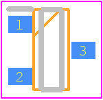 CMPP6027 - Central Semiconductor PCB footprint - SOT23 (3-Pin) - SOT23 (3-Pin) - CMPP6027
