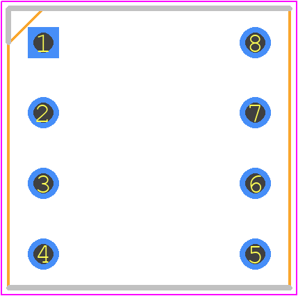 W30508TRC - Winslow PCB footprint - Dual-In-Line Sockets - Dual-In-Line Sockets - 10.08X10.14X4.6mm