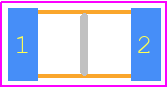 885012108010 - Würth Elektronik PCB footprint - Capacitor Chip Non-polarised - Capacitor Chip Non-polarised - 1206;3.2x1.6x1.6