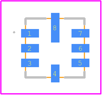 LT6654AHLS8-2.048#PBF - Analog Devices PCB footprint - Other - Other - LS8 Package 8-Pin Leadless Chip Carrier (5mm × 5mm)_1