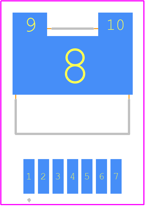 NTBG080N120SC1 - onsemi PCB footprint - Other - Other - D2PAK7 (TO−263−7L HV)