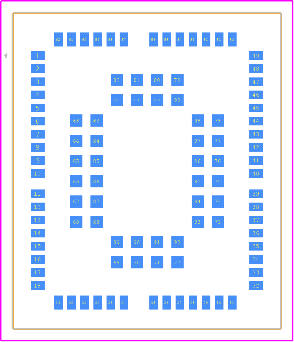 BG96MC-128-SGNS - Quectel PCB footprint - Other - Other - BG96MC-128-SGNS-1