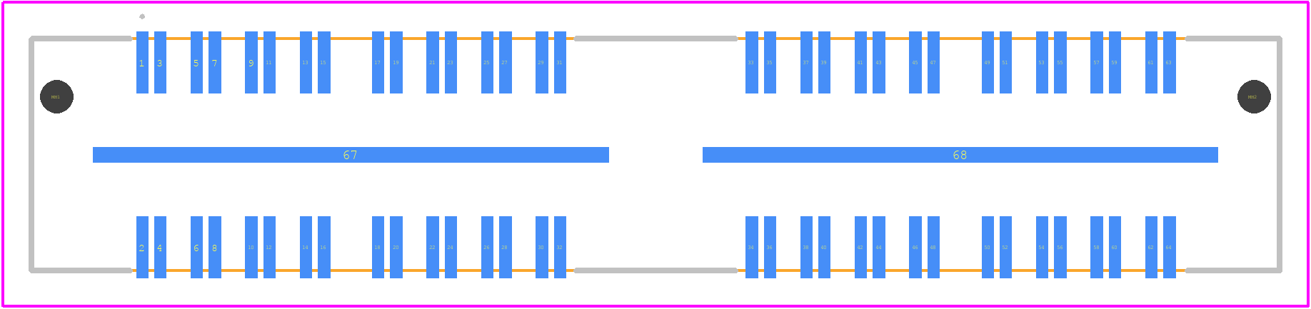 QFS-032-04.25-L-D-DP-A - SAMTEC PCB footprint - Other - Other - QFS-032-04.25-L-D-DP-A-3