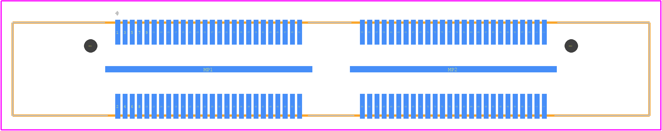 QFS-052-04.25-L-D-A-GP - SAMTEC PCB footprint - Other - Other - QFS-052-04.25-L-D-A-GP-1